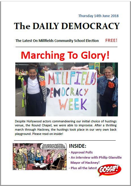 More From Millfields Democracy Week Monday